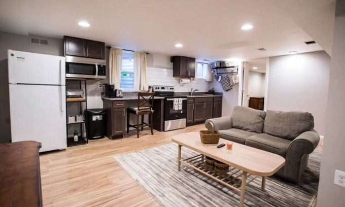 Westland Apartment | Private Basement Gem with Fast Wi-Fi in Westland!