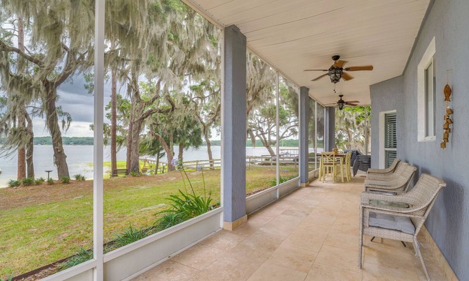 Summerfield House | Private Beach at Lakefront Summerfield Getaway!
