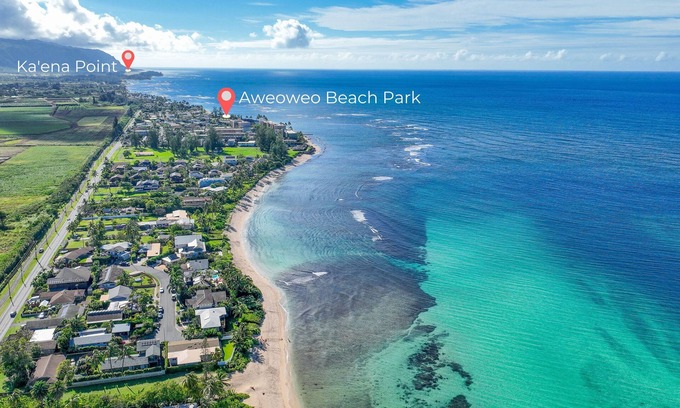 Waialua House | Private Beach Front getaway on Oahu's North Shore
