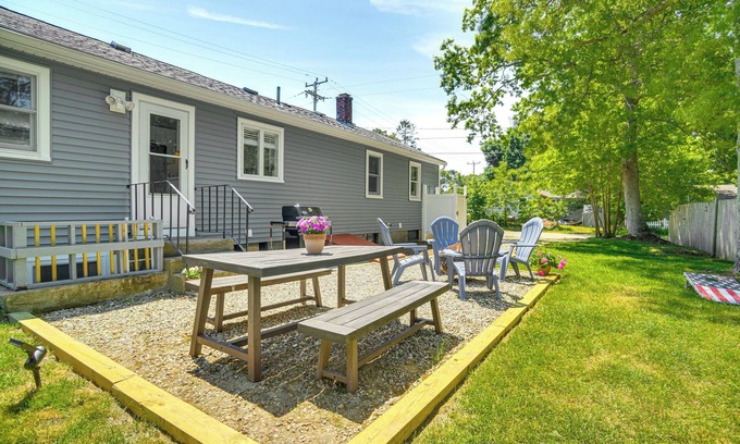 East Falmouth House | Private Beach & Pool Access: Cape Cod Retreat
