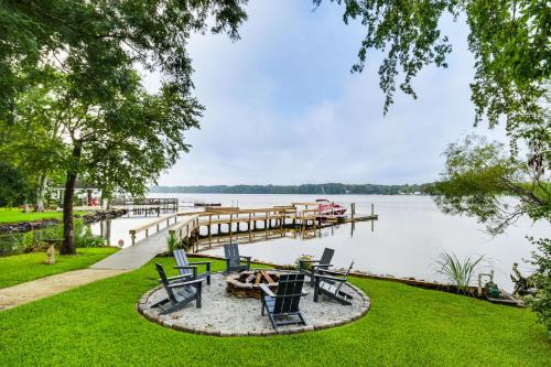 Newberry Shores House | Private Boat Dock Waterfront Lake Murray Haven