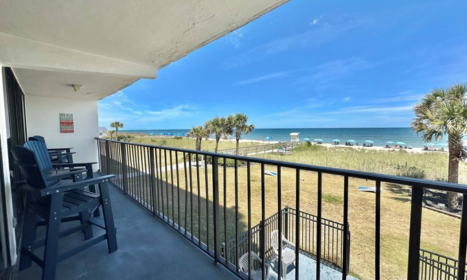 Wilmington Beach Apartment | Private Carolina Beach Retreat with Ocean Views!