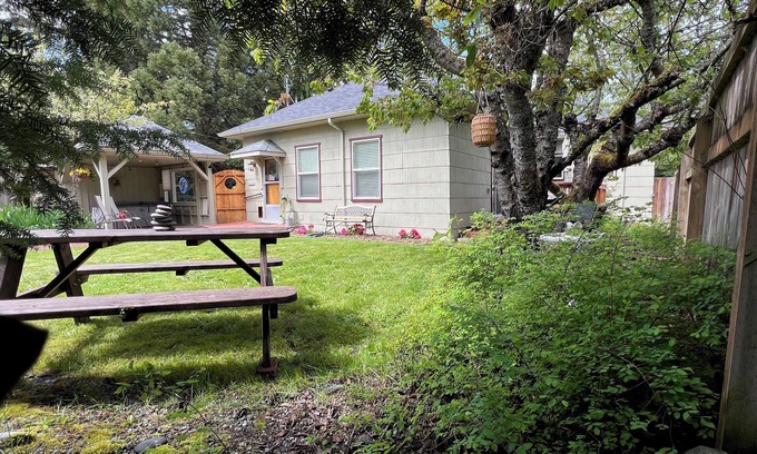 Port Angeles House | Private, charming 3 bedroom house. Hot tub. Fenced compound feeling.