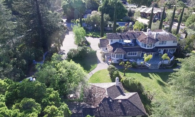 Saratoga Villa | Private Entry Room with Patio in a Villa- upscale area