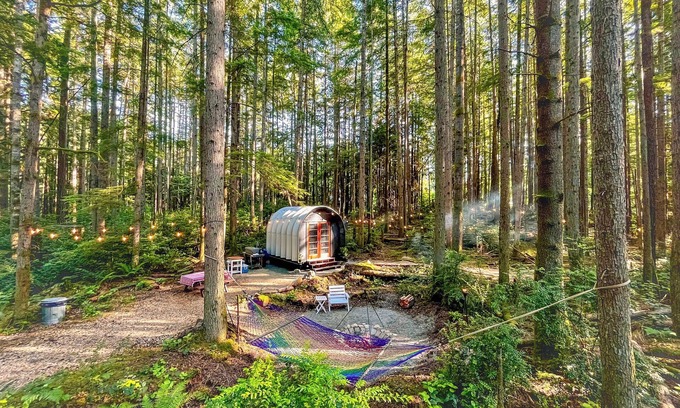 Southworth Cabin | Private Forest Glamping Cabin in Beautiful Port Orchard