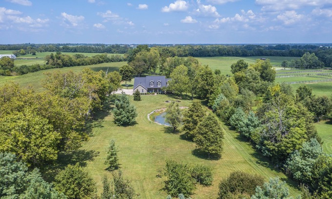 Lexington House | Private Gated 3 Acre Estate with Fishing Pond