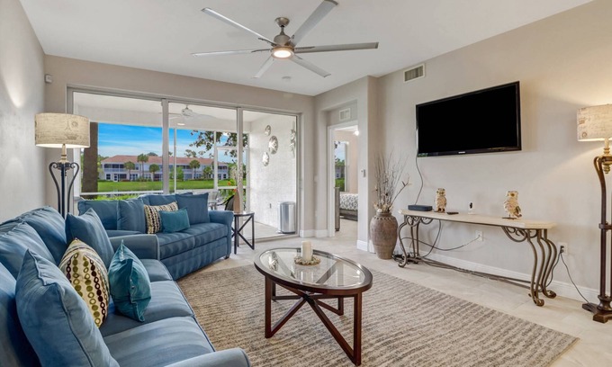 Fort Myers Condo | Private Ground Floor End Unit! Gorgeous Remodel! Lively Colonial Country Club Social Lifestyle!