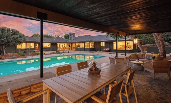 Altadena House | Private Hilltop Retreat w/Pool & Tennis Court