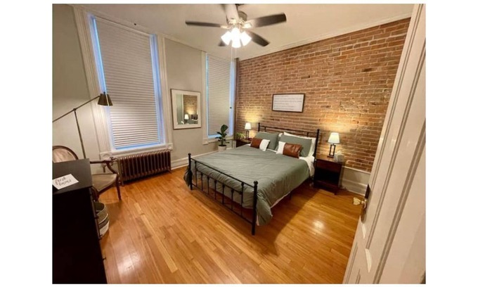 Glens Falls Apartment | Private Historic Downtown Executive Suite