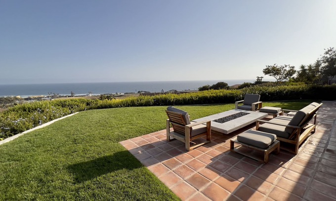 Western Malibu House | Private home with 180 degree view of Pacific Ocean and short walk to Zuma Beach.
