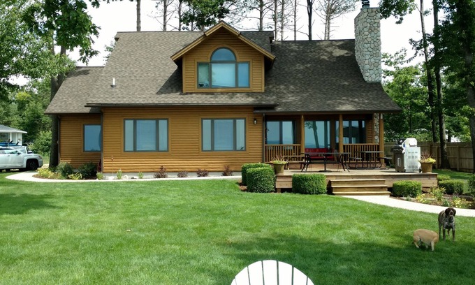 Ludington House | Private Lake Michigan Beachfront on Scenic Lakeshore Drive