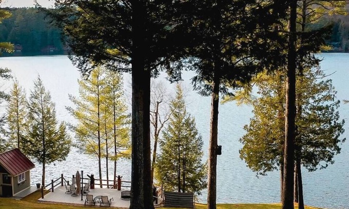Chestertown House | Private Lakefront! Sleeps 18! Outdoor Kitchen! - Sleeps up to 18 among two houses with 7 beds, 6 bed