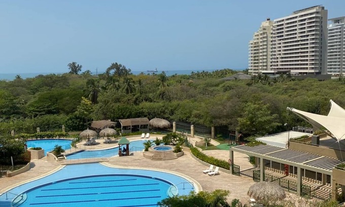Santa Marta Apartment | Private Luxury Apartment with Beach view, three pools, and other amenities