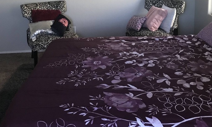 Laveen Village House | Private Master Bedroom located in a cozy home