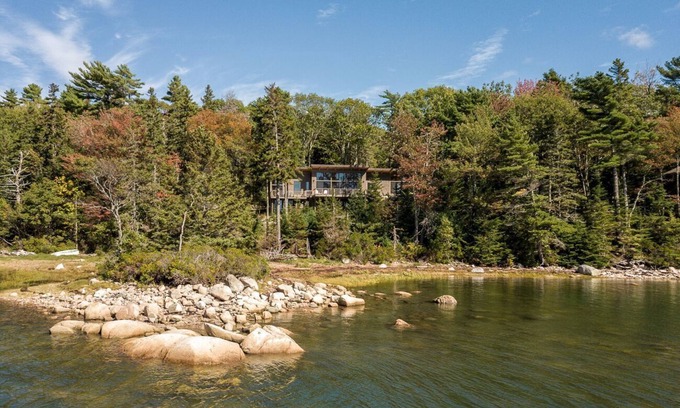 Mount Desert House | Private Oceanfront "Coppertop" house, Acadia National Park