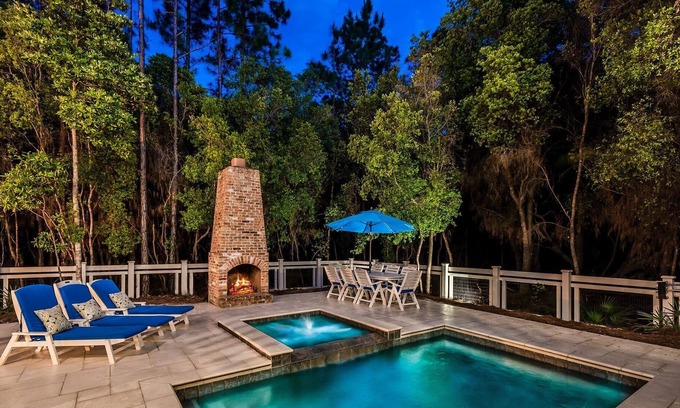 Forest District House | Private Pool! Forrest District! Gas Grill! Golf Cart!