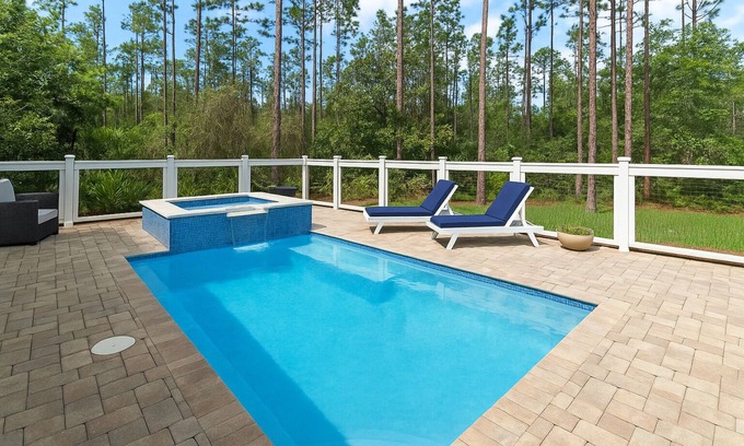 Watercolor House | Private Pool*Hot tub*Watercolor*Golfcart*
