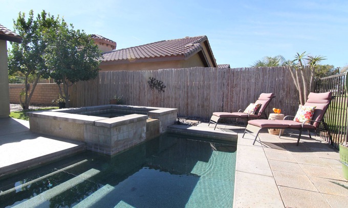 Indio House | Private Pool, on Golf Course! Coachella Walk to Music Festivals!