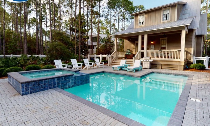 Forest District House | Private Pool - Watercolor Beach Home - Close to Publix, Seaside, and Seagrove