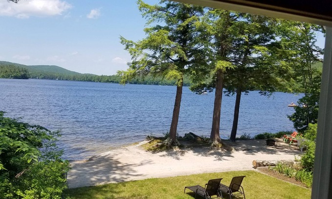 Raymond House | Private sandy beach, clean quiet lake, AC in all bedrooms