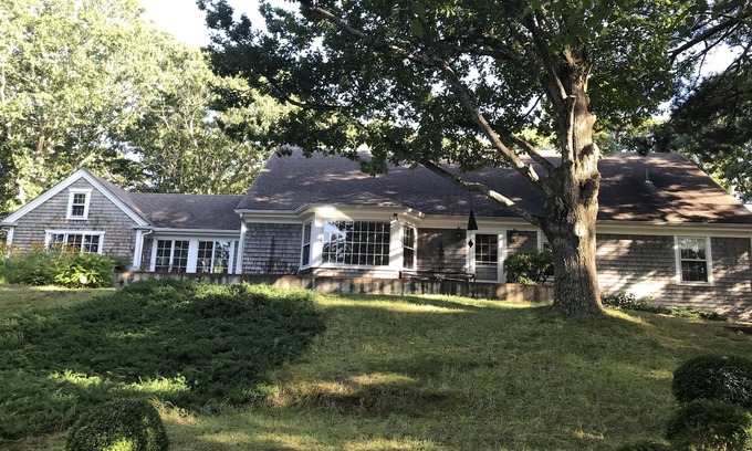 Tisbury House | Private Setting with Two Private Beaches and Select Ferry Tickets