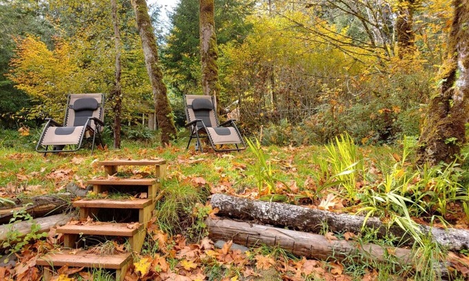Port Angeles House | Private- Sol Duc Riverside- 2 king 2 bath- adjacent to NFS trails- great locale