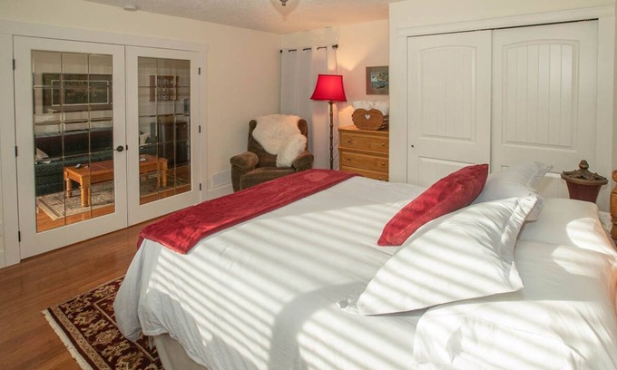 North Cowichan Apartment | Private suite located on the garden side of our home