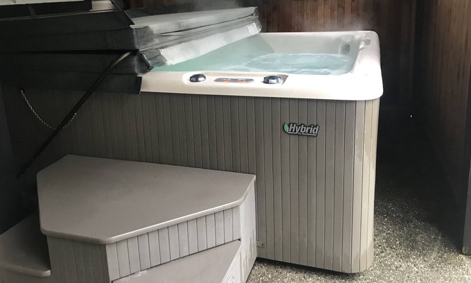 Shawnigan Lake Apartment | Private suite with hot tub.