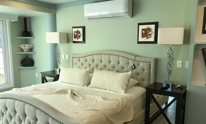 Boca de Tomatlan House | Private Suite with garden, swimming pool, and ocean views.