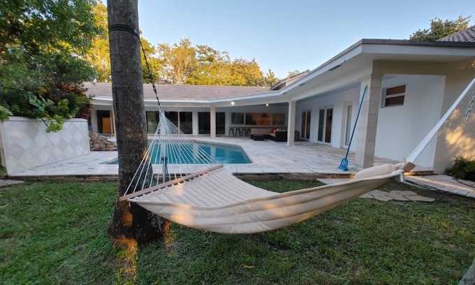 Coral Springs Villa | Private Villa with tennis court, sauna movie theater pool and more