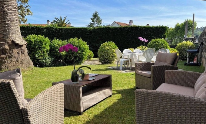 Mortera House | Private villa with garden & BBQ near beaches.