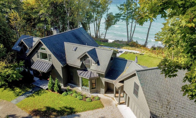 Leland House | Private Waterfront Home on Lake Michigan