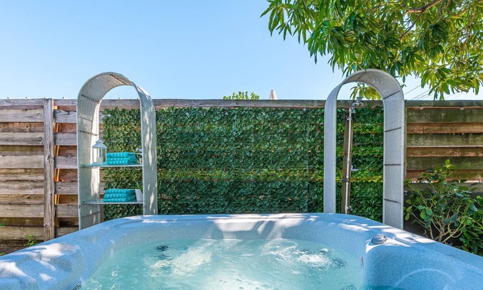 Parker Ridge House | Private Zen Oasis with Hot Tub, Firepit & Fenced Yard! Pet Friendly!
