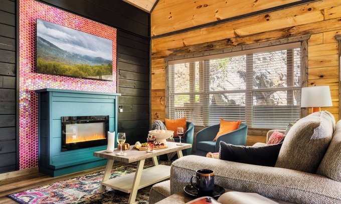 Sevierville Cabin | Putt-Putt, Hot Tub, Laser Tag, Arcade, Deck, Air Hockey, Resort Pool, Grill