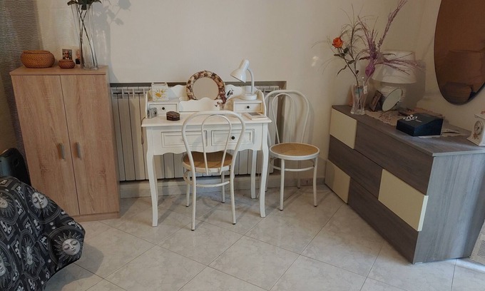 Rione Sanita Villa | Quadruple room and private bathroom in an independent villa with an ancient garden