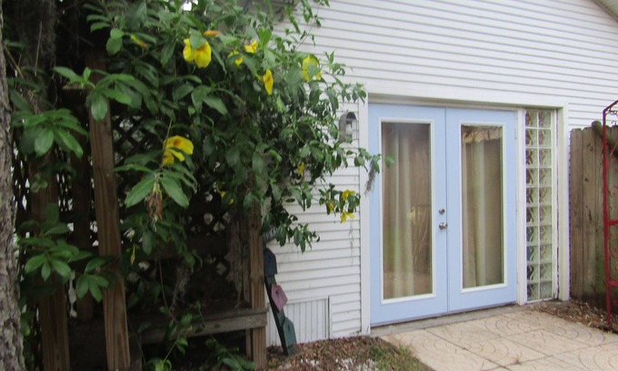 Crystal Beach Apartment | Quaint Beach Bungalow One block from the Gulf!