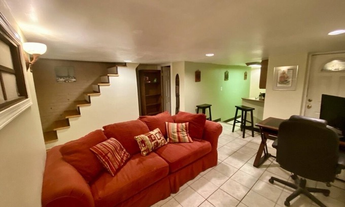 Park View Apartment | Quaint Brownstone English Basement Apartment in Columbia Heights