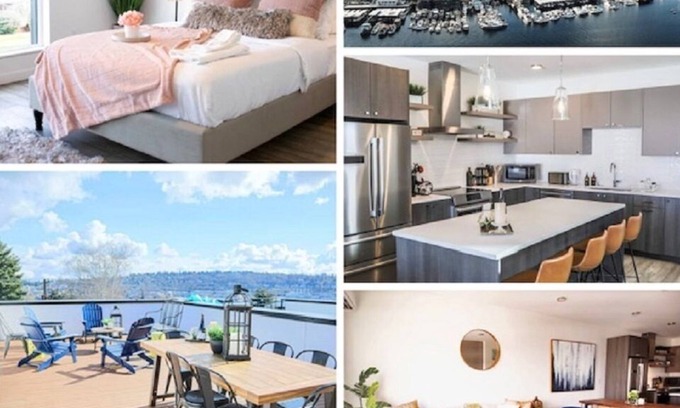 East Queen Anne House | Queen Anne Home! Rooftop! Lake Union Views! Close to Space Needle!Free Parking!