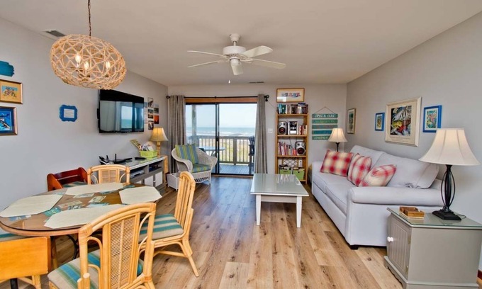 Emerald Isle Condo | Queens Court 1203, Oceanfront Condo in Emerald Isle, NC!