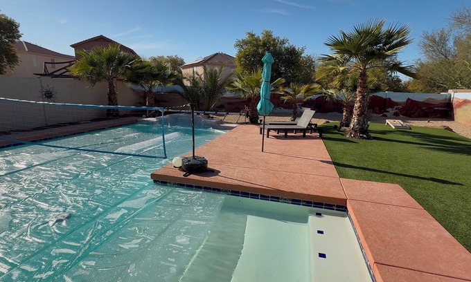 Maricopa House | Quiet 4-bedroom house. Oasis back yard pool!