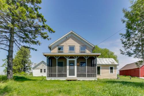 Fish Creek House | Quiet Baileys Harbor Country Home 1 Mi to Lake!