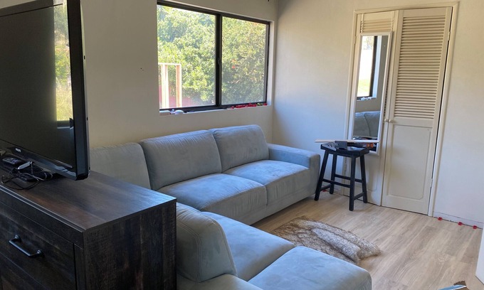 Thousand Oaks House | Quiet bedroom in house with couch and desk Thousand Oaks