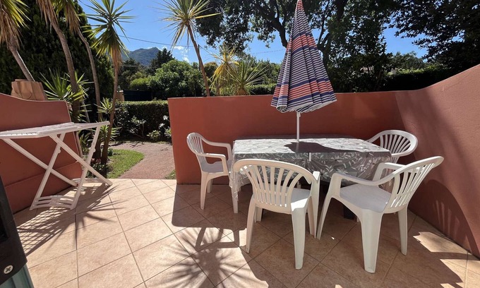 Moriani-Plage Apartment | Quiet studio with terrace for 4 people near the beach