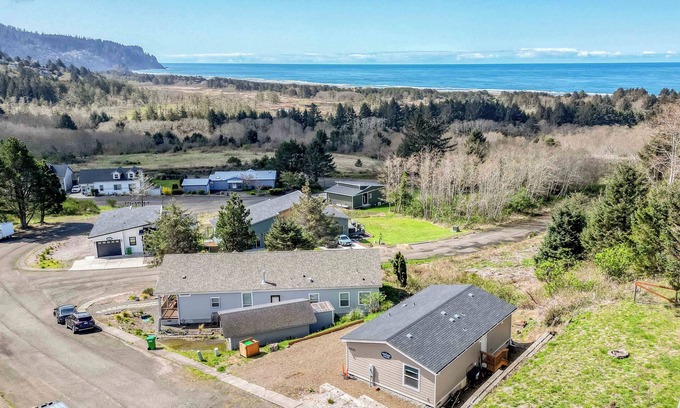 Neskowin House | Quiet Neighborhood, Ocean View Home in Neskowin, Single-Level with King Suite an