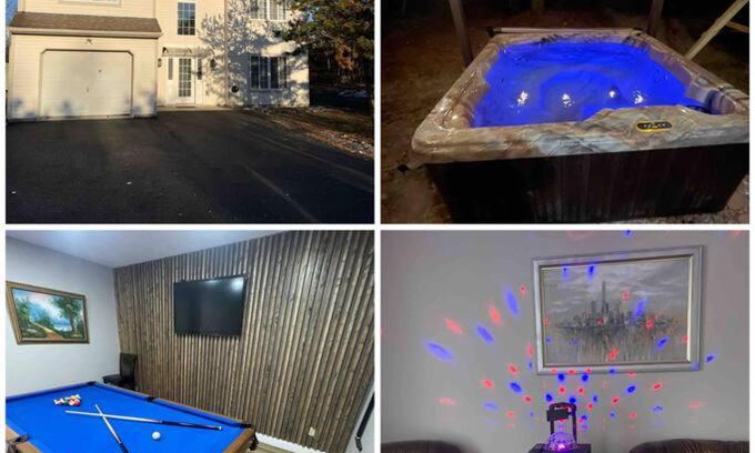Tunkhannock Township House | Quiet Private House w Hot Tub/Fire pit/Games