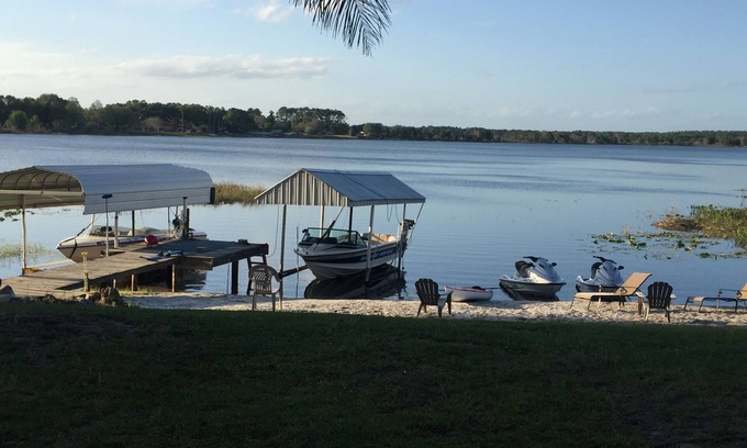 Candler House | Quiet Rural Private Lakefront Home~90 Ft. Shoreline~Large Property Ample Parking