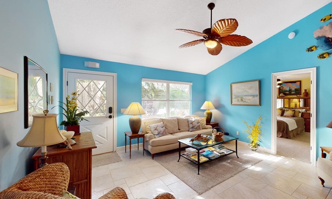 Sebastian Highlands House | Quiet tropical haven with children's items, covered patio, grill, smart TV, & AC