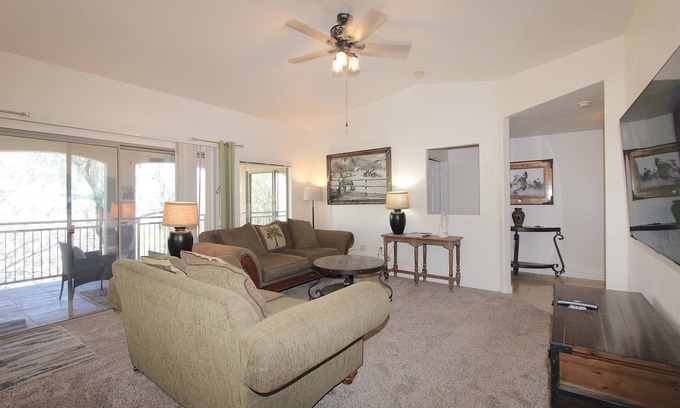 North Scottsdale Condo | Quiet-Two Bedroom/Two Bath with No One Above