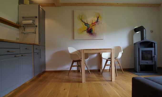 Schleusegrund House | Quiet vacation home on the edge of the forest with sauna and fireplace