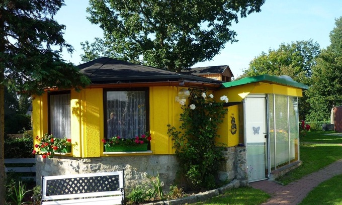 Born auf dem Darss House | Quietly located bungalow near the kite and surf spot Born - Sonnenblume